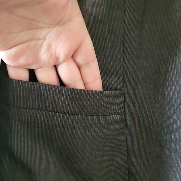 Pendleton Womens 100% Virgin Wool Brown Blazer Size 12 4 Button Front Nwt - Picture 6 of 9